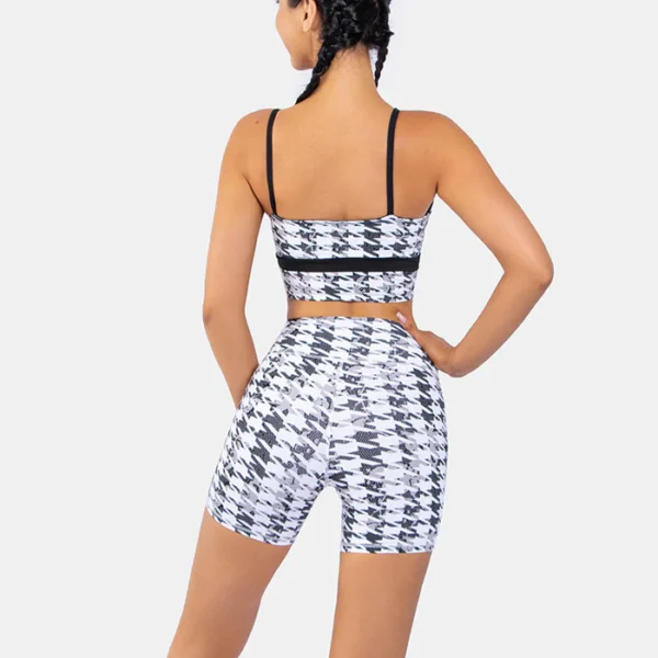 Houndstooth Shockproof Sports Wear