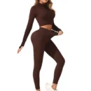 Long Sleeve Sports Bra Set