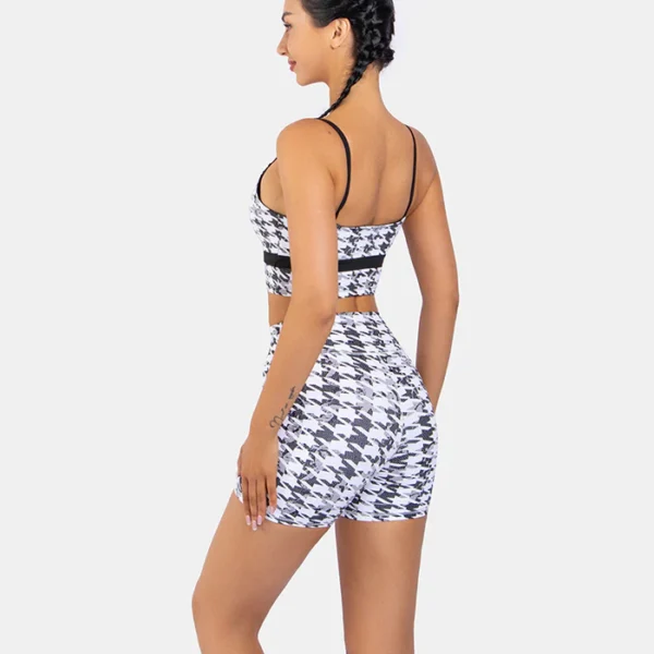 Houndstooth Shockproof Sports Wear